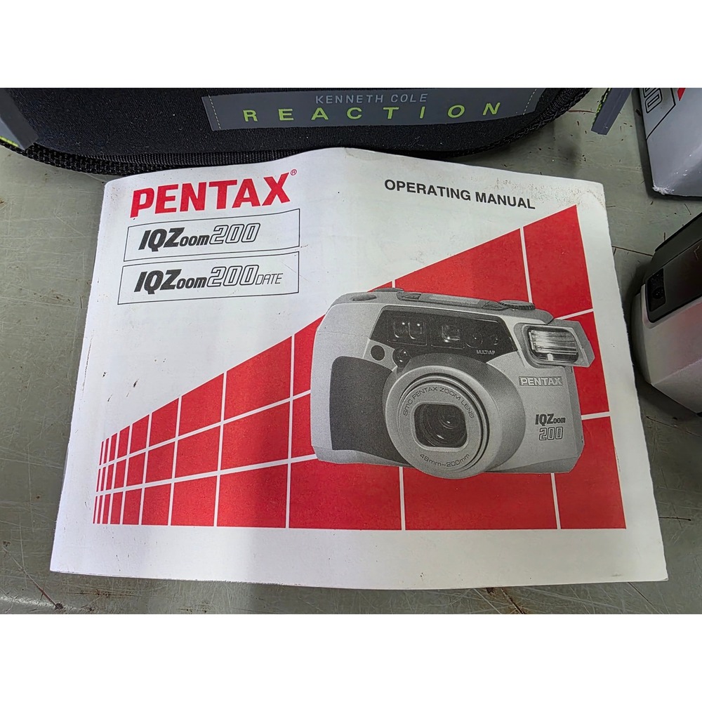Pentax IQZoom 200 35mm Film Camera with Travel Case, Manual and Kodak Film - Picture 9 of 9